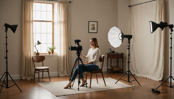 Réaliser une série de portraits en studio maison