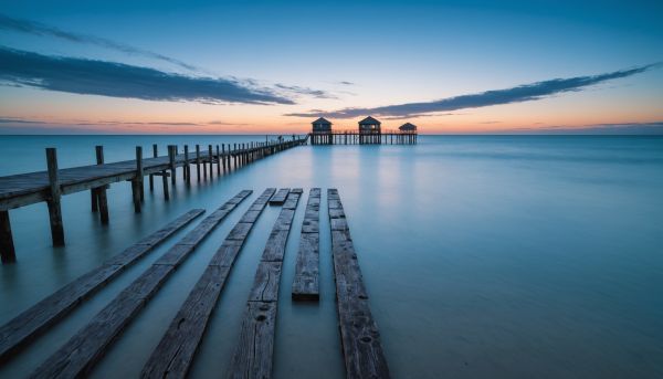 Utiliser la pose longue en bord de mer